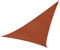 Perel Sonnensegel, Segel Sonnenschutz für Terrasse und Pool, wasserabweisend, UV-Schutz, 3 Edelstahl-O-Ringe, 5 x 5 x 5 m, 160 g/m², Polyester, Dreieck, Terracotta