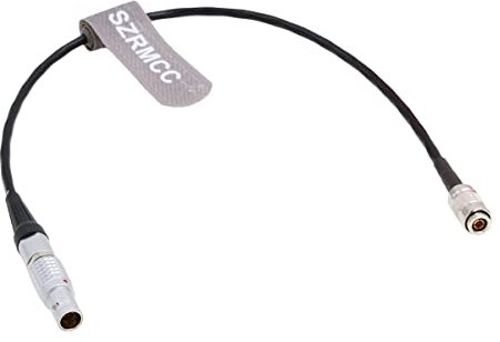SZRMCC Timecode Kabel DIN 1.0/2.3 auf 9 Pin Stecker Kabel für Red Komodo V-Raptor Kamera Ultrasync One Timecode Sync Box Sound Geräte