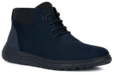 Geox U Portello, Stivale alla Caviglia Uomo, Blu Marino, 43 EU