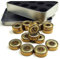 ZAAHH Kugellager 608zz/627z Gold Tatinium Skate Kugellager Skateboard Longboard Teile Inline Roller Scooter Quad Artistic Skates Lager (Farbe: 16 Stück 608zz Gold)