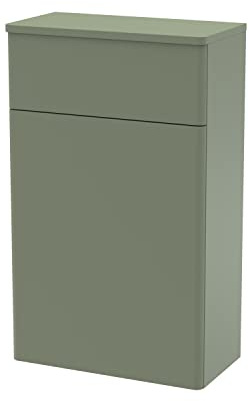 nuie CLA841 Classique Traditional Bathroom Floor Standing WC Toilet Unit (Concealed Cistern and Pan Not Included), 500mm, Satin Green