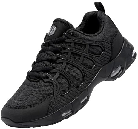 LARNMERN Kochschuhe Herren rutschfeste KüChe Schuhe Herren Arbeitsschuhe Küchenschuhe Koch Schuhe Non-Slip,Schwarz 43 EU
