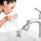 Rubinetto Allungabile con Rotazione 360,Prolunga Rubinetto Bagno con Filtro,Rubinetto Rotante 1080 Gradi in 2 Modalità, Prolunga Rubinetto Cucina, Filtro Acqua Rubinetto con 8 Elementi Filtranti