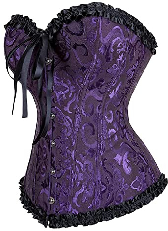 Hengzhifeng Corset Party Mujer Corsés y Bustiers Burlesque | Corset Gotico Women Pirata