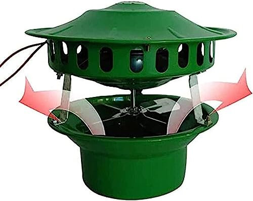 XENITE Chimney Fan 80W 4 Leaves, Electric Chimney Fan Flue Chimney Exhaust Fan, Induced Draft Fan for Barbecue Air Extractor