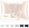 Seide Kissenbezug 100% Seide 50x80cm,Superweicher Seidenkissenbezug 22 Momme,Allergiearme Kissenbezüge zum Schutz von Haar und Haut,1 Stück Atmungsaktiver Kissenbezug,Rosa