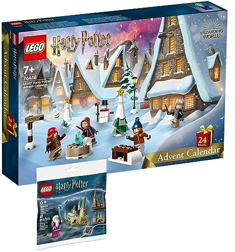 Lego 2er Set: 76418 Lego Harry Potter Adventskalender & 30435 Baue Dein eigenes Schloss Hogwarts