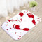 Halloween Door Mats - Red Blood Footprints Floor Mats - Sheet Turns Red When Wet - Bathroom Mat Doormat for Indoor Outdoor - Halloween Party Decoration Front Door Mats (Style B)