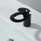 Wasserhahn Bad Schwarz, Wasserfall Waschtischarmatur Bad Mischbatterie Waschbecken Armatur Waschbeckenarmatur