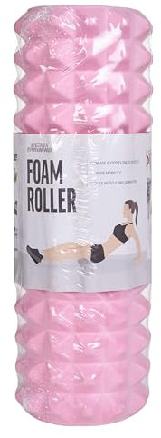 Elitex Training Foam Roller, Schaumstoff-Massagerolle – Cross-Training, Fitnessstudio verbessert Ihre Beweglichkeit, Muskeln und Blutzirkulation (Rosa)