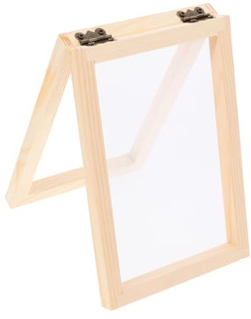 STOBOK Schermo Per La Fabbricazione Della Carta Stampo Per La Fabbricazione Della Carta In Legno Naturale Cornice Per La Fabbricazione Della Carta In Legno Stampa Cornice Per Pittura Per