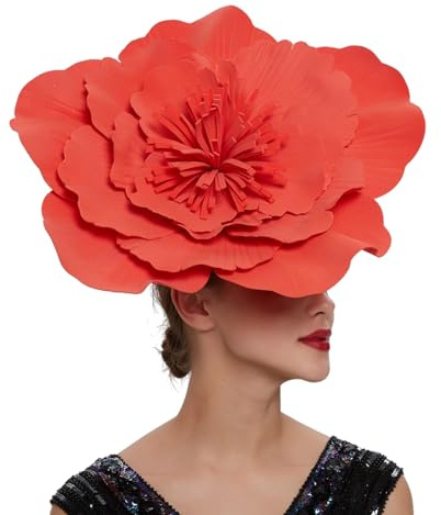 EHOTER Grand bibi à fleurs pour femme - Accessoires de déclaration pour filles et femmes
