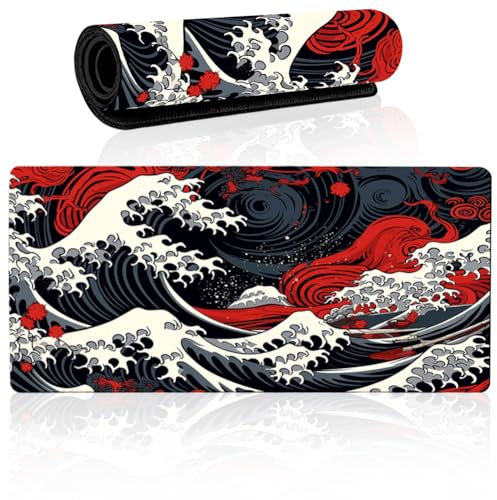 BCTHLBF Gaming Mouse Pad,Mice Mat Pad,Stitched Edges Mousepad,Large Mouse Mat 800 * 300 * 3MM,Extended Mousepad with Non-Slip Rubber,for PC Laptop Keyboard and Home Office Gaming Room