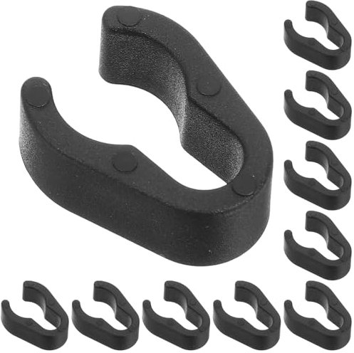 Abaodam 20 Stk Mikrofonclip Mikrofonkabelklemme Aus Kunststoff Kabelclips Für Mikrofonstative 15mm Lagerung Stange Zubehör Für Mikrofone Dauerhaft Stand Lautsprecher Venusmuscheln Plastik