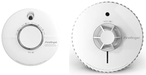 FireAngel SCB10-R Smoke and CO Alarm, White & Heat Alarm with 10 Year Sealed For Life Battery, FA6720-R (HT-630 replacement, new gen), White