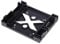 Unità ottica da 5,25 a 3,5 pollici a 2,5 pollici SSD Hard Drive Bay Conversione Rack può essere dotato di staffa ventola da 8 cm Adattatore di posizione unità ottica Adattatore SSD Adattatore SSD