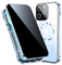 TOPF&B Case for iPhone 13 Pro Max,Magnetic Cover[compatible MagSafe],built-in Privacy Screen Protector and Camera Lens Protector,360 Degree Full Body Case for iPhone 13 Pro Max,Blue