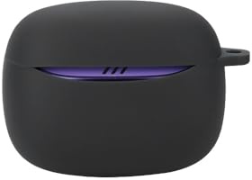 FTRONGRT Funda Compatible con JBL Tune Buds 2, Suave Durable, Anti-Rasguños, Bluetooth Caja de Auriculares Estuche Protector Compatible con JBL Tune Buds 2.Negro