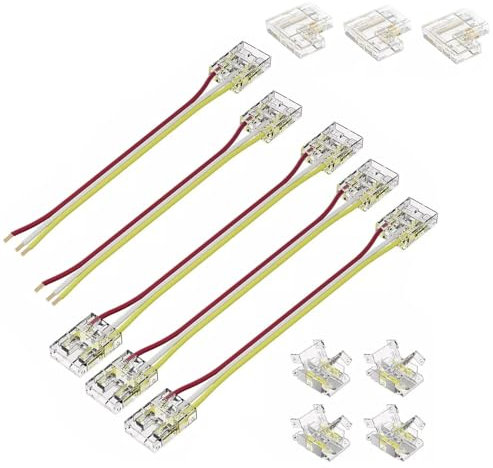 Amefil 3-poliges CCT-Verlängerungsanschlusskabel geeignet für 10 mm CCT-COB-LED-Streifen