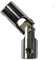 Genouillière, articulation de volet roulant, pour tige 6 pans 10 mm et tringle 12 mm, acier chromé