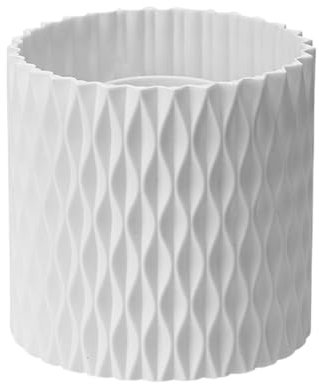 Pixaro Classic 360 Rotating Makeup Brush Organiser, 5 Slot, White