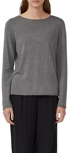 s.Oliver Weicher Feinstrickpullover mit Rollkanten