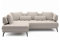 Friderik Giotto Ecksofa elektrisch verstellbare Sitztiefe 242 cm Elfenbein (Loop 6, Links)