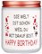 Geburtstagsgeschenk für Frauen, Freesia Duftkerze Geschenke für Frauen, Happy Birthday Geschenk für Freundin, Geschenkideen für Schwester, Kollegen, Mama, Papa, Oma, Opa, Männer, Freunde