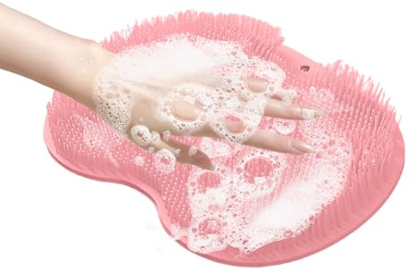 Tapis à récurer Les Pieds pour Douche | Tapis de Lave-Dos de Salle de Bain, Tapis de Douche à séchage Rapide pour Salle de Bain, Baignoire, hôtel, Bord de Piscine