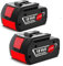2 baterías de Repuesto de 18V 8.0Ah para BAT618 BAT618G BAT609 BAT609G BAT619 BAT619G BAT610G BAT610 BAT618 BAT612 BAT622 Piezas de Repuesto de batería 18V