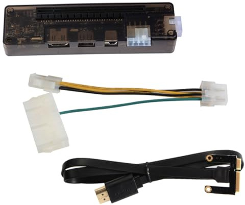 Lurrose Base De Expansión De Gráficos para Portátil Tarjeta De Video Estación De Acoplamiento para Notebook Compatible Sistemas Operativos Mejora De Rendimiento
