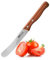 GEFU Buckelsmesser STULLE | Solinger Klinge 11 cm, zum Schneiden & Streichen | Walnussholzgriff, rostfrei, für Frühstück & Brotzeit, handgefertigt