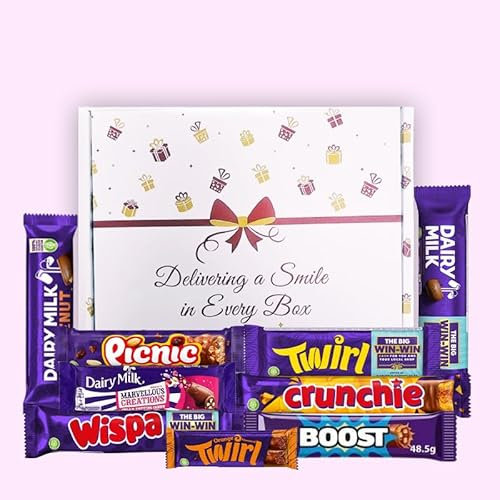 Chocolate Gift Box – 9 Full Sized Bars | Letterbox Friendly Gift Hamper | Last Minute Gifts | For Kids - Him and Her | Perfect Selection Box For All Occasions