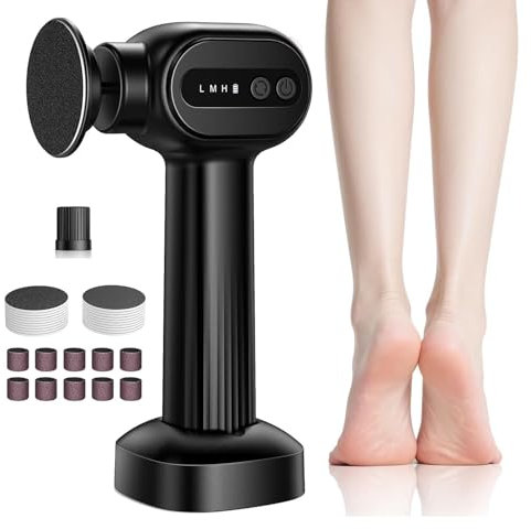 Lima Electrica Pies Durezas, Pedicura Profesional para Pies 2 en 1 Kit Pedicura y Manicura para Cuidado de Pies y Uñas, Removedor de Callos Electrico para Pieles Muertas Duras y Agrietadas
