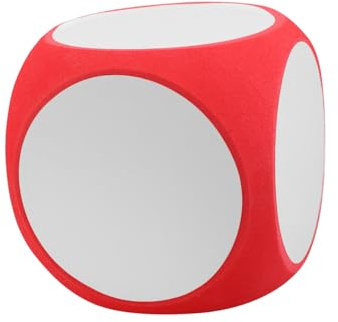 FRCOLOR Dadi Cancellabili Grandi in Spugna Scrivibile per Insegnamento Matematica Dadi Riutilizzabili e Leggeri per Giochi e Feste per Attività Creative