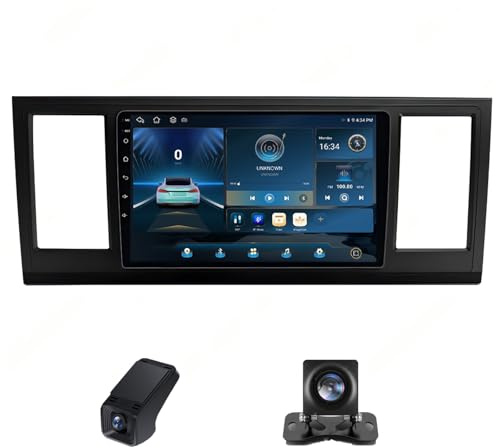 Android Radio de para Volkswagen Caravelle 6 T6.1 T6 2015-2020, Radio con Pantalla Táctil/Wireless Carplay y Android Auto/Bluetooth/FM+Camara Marcha Atras Control del Volante(X1)