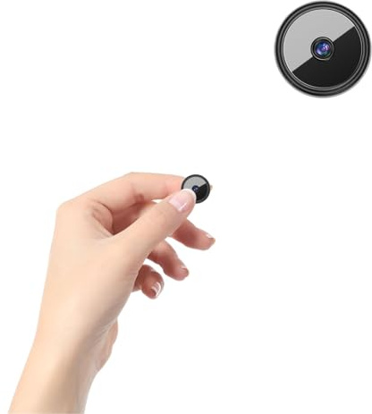 Generico Telecamera Nascosta WiFi 1080P Mini Videocamera Spia Wireless Interna Sorveglianza Domestica Micro Monitor con Rilevamento Movimento Controllo App, Registrazione in Loop