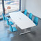 Weber Büro Easy Konferenztisch Bootsform 240x120 cm Weiß mit Elektrifizierung Besprechungstisch Tisch, Gestellfarbe:Weiß