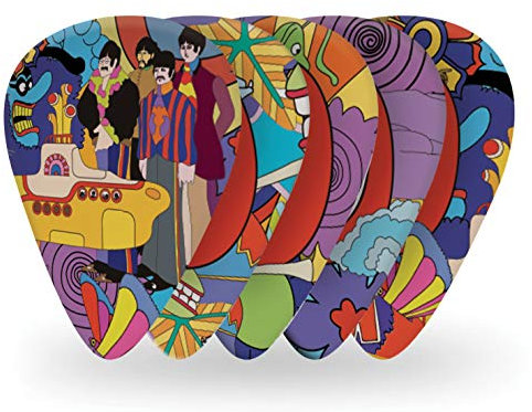 D'Addario Beatles Guitar Picks - The Beatles Collectable Guitar Picks - Yellow Submarine - Heavy