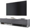 Selsey WANDER - Meuble tv/Banc tv (140 cm, blanc mat/gris brillant, sans LED) 140 x 32,5 x 30