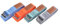 Yogagurt - Trainingshilfe für Yoga Übungen I Yoga Zubehör I in 4 Farben (orange)
