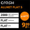 Crash Allnet Flat S mit 2 GB Internet Flat max. 21,6 MBit/s, Telefonie- und SMS-Flat in alle dt. Netze, EU-Flat, 24 Monate Laufzeit, 9,99 EUR monatlich