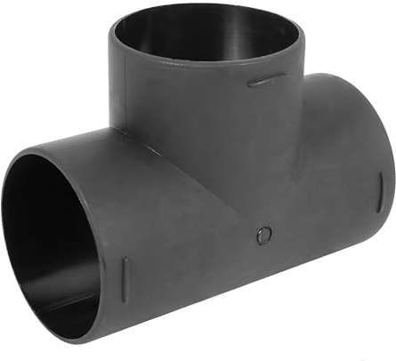 X AUTOHAUX Warmes 3-Wege-Luftkanalrohr für Autoheizung, T-Form, 75 mm | Heizungswarmrohrverbinder