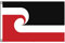 Stormflag Maori-Flagge, 90 g, mit Messingösen, doppelt genäht, 9 x 152 cm