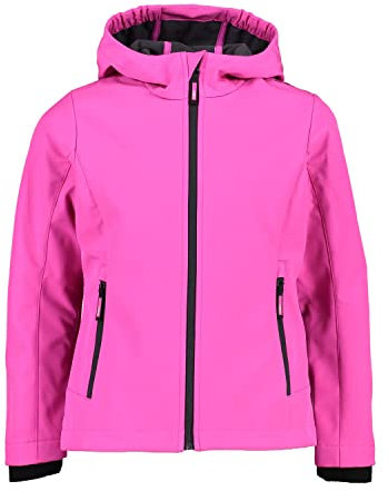 CMP Giacca Kid G Con Cappuccio Fisso Unisex - Bambini e ragazzi, Viola Fluo Titanio, 164