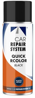 CAR REPAIR SYSTEM CRS RColor 400 ml – Vernice texturizzata Nitro per paraurti e superfici plastiche (Nero)