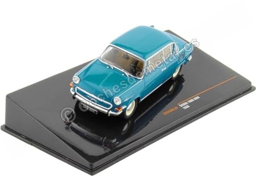 ixo models Skoda 1000 MBX 1966 hellblau Modellauto 1:43