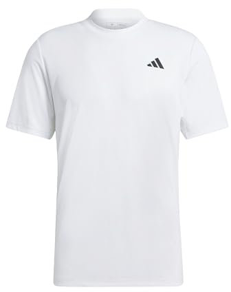 adidas Men's Club Tennis Tee, White, XXL