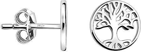 SOFIA MILANI - Damen Ohrringe 925 Silber - Baum Ohrstecker - E2196