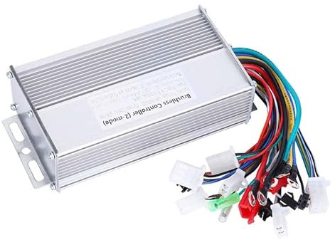 Centralina Bici Elettrica 48/60/64/72V 1000-1500W Regolatore Brushless for Bicicletta Elettrica 12 Tubo Dual Mode Rettangolare Regolatore del Motore di Velocità Brushless EBike centralina Monopattino